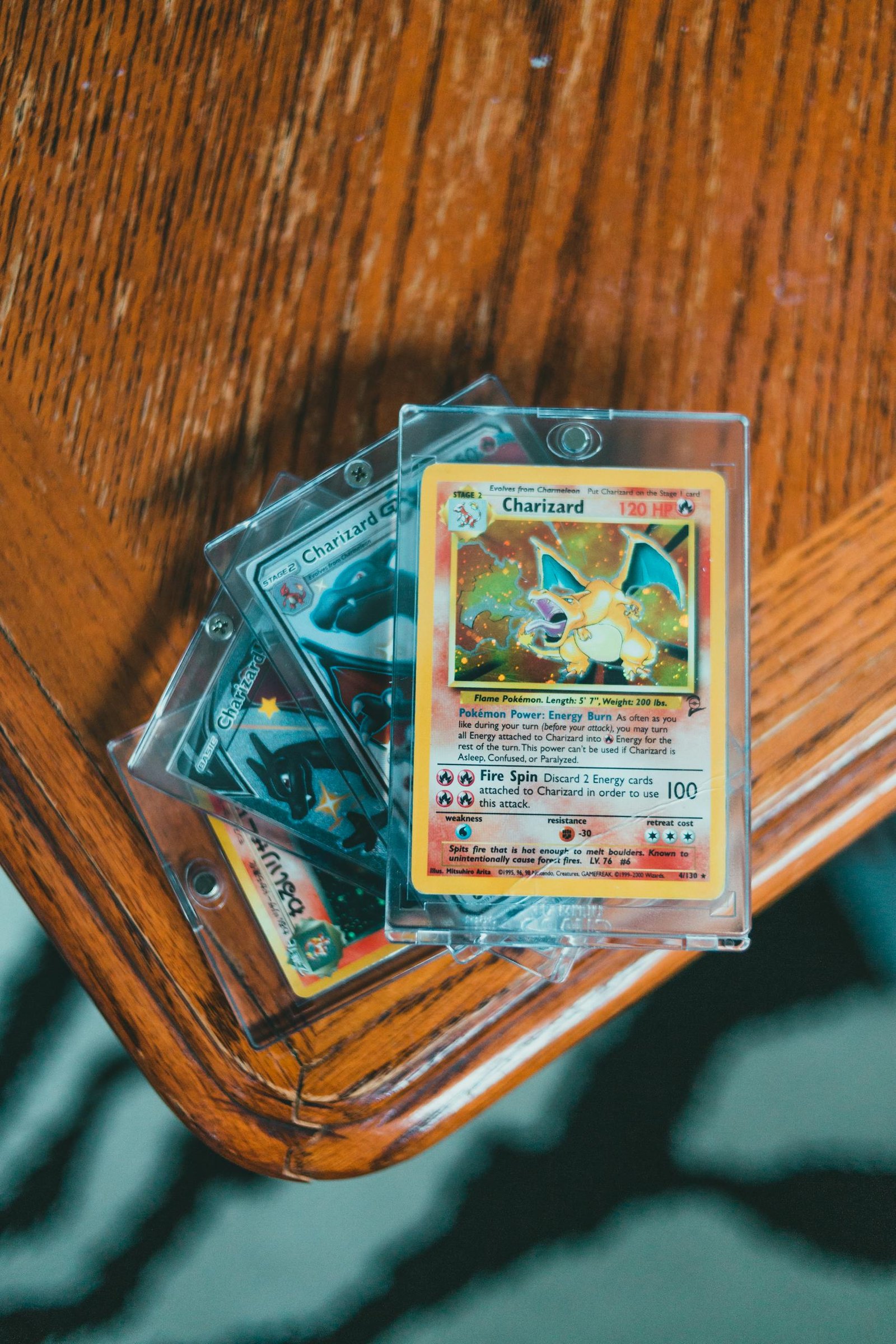 Pokemon Cards on the Table