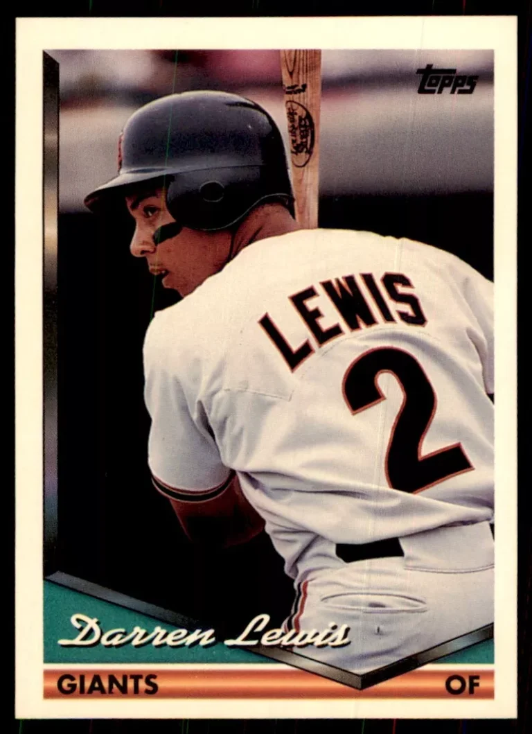 Is a 1994 Darren Lewis Baseball Card Worth Anything?